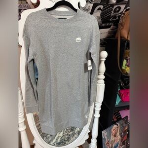 Roots Heather Gray Midi Dress